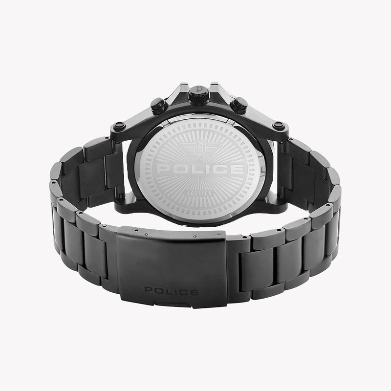 Police Men's Black Stainless Steel Quartz Watch | Pewjk2110501 by i-watch