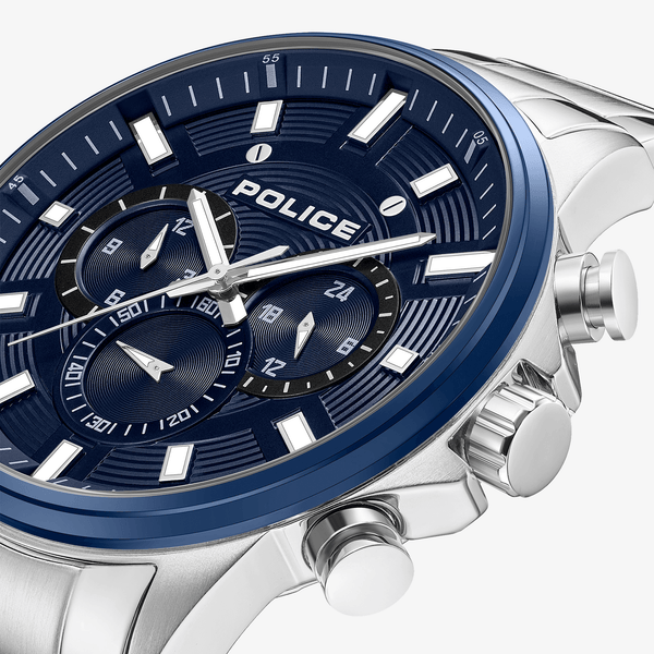 Police Kismet Chronograph Navy Blue Dial Men's Watch PEWJK2195140M