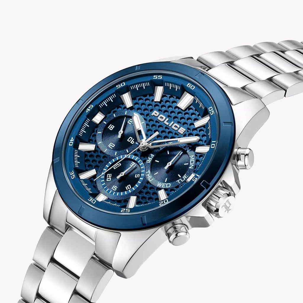 Police Men's Silver Stainless Steel Watch | Pewjk2204109