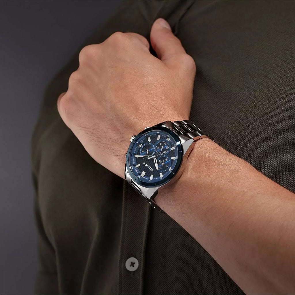 Police Men's Silver Stainless Steel Watch | Pewjk2204109