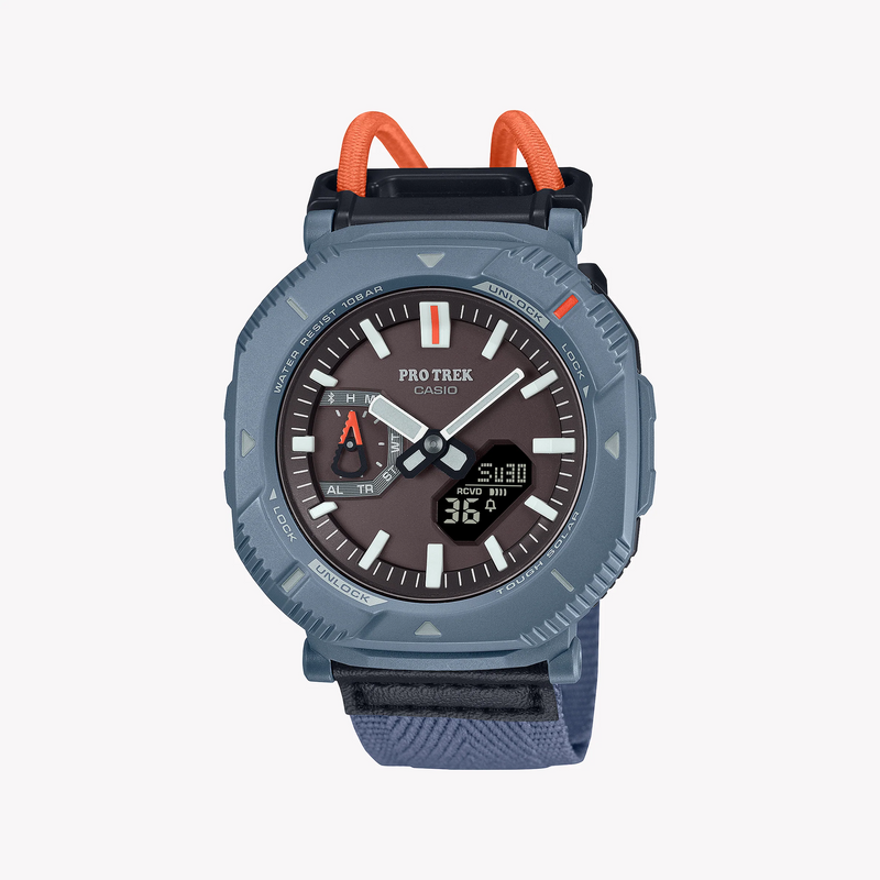 Casio Men's Dark Blue Resin/Fabric | Prj-B001b-2er by i-watch