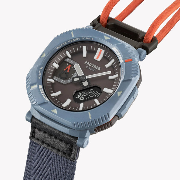 Casio Men's Dark Blue Resin/Fabric | Prj-B001b-2er by i-watch