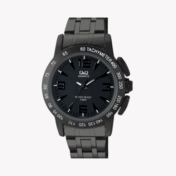 Q&Q Men's Black Watch, Black Dial | Q602J405Y