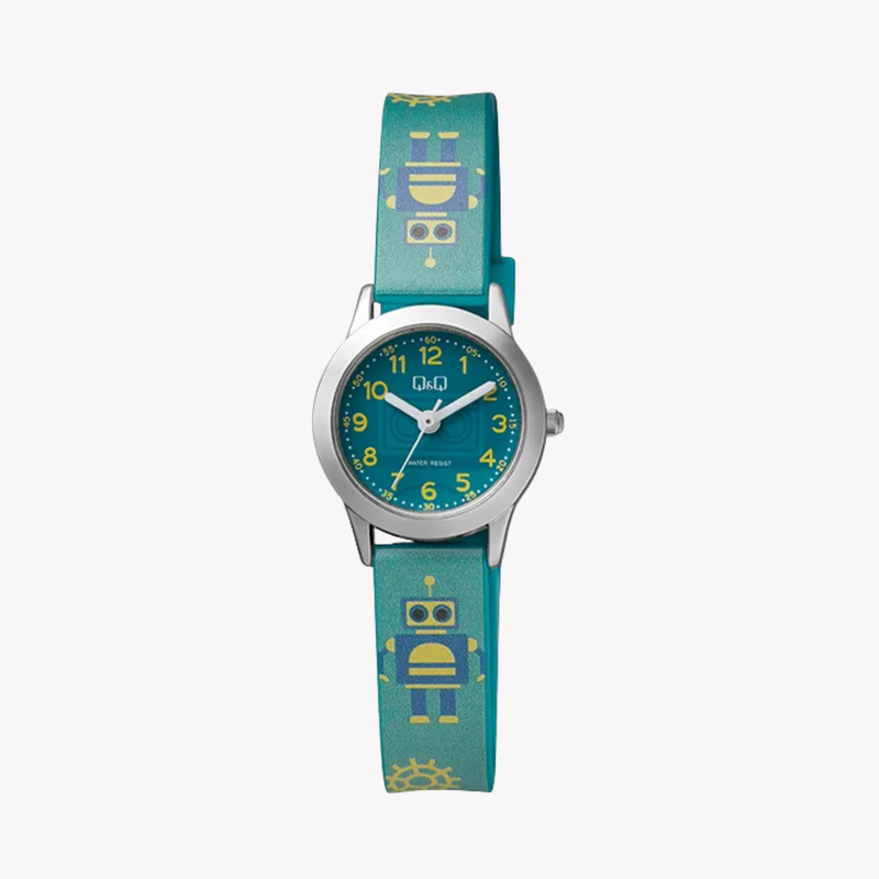 Q&Q Kids Green Unisex Watch, Green Dial | QC29J335Y
