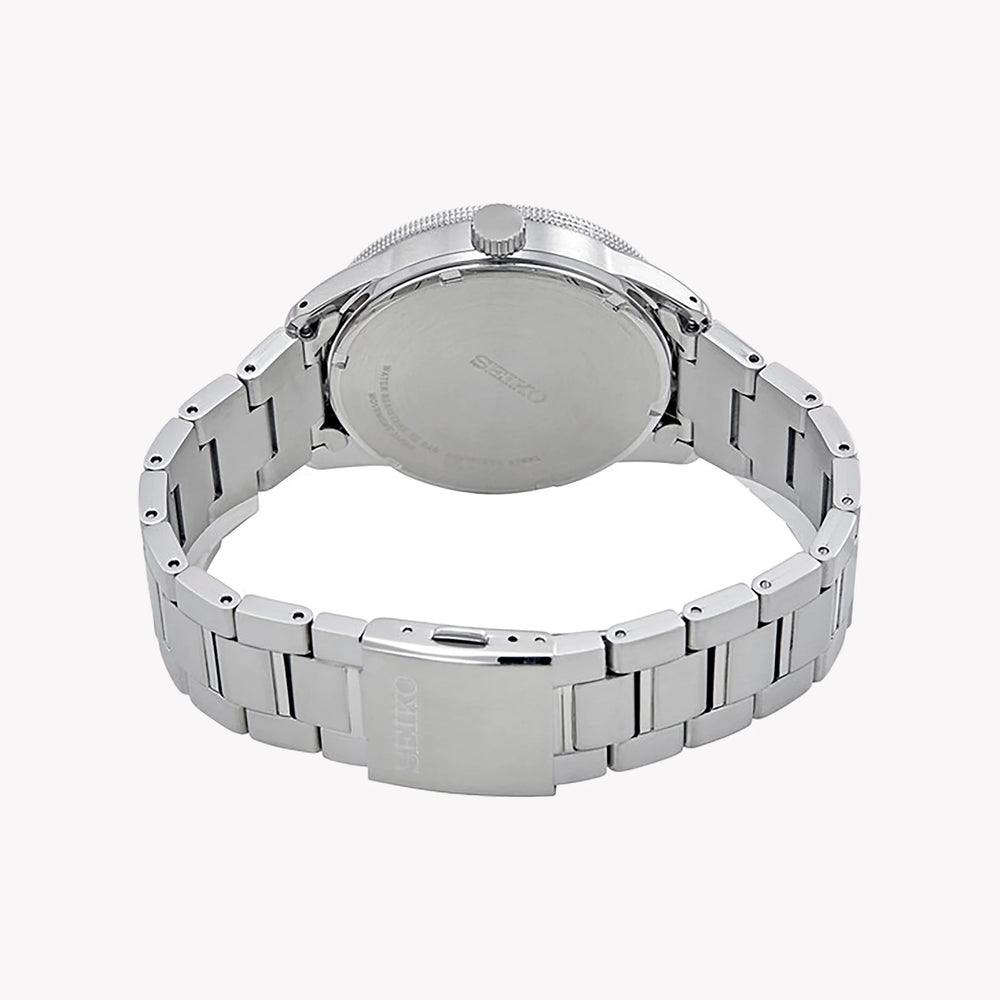 SEIKO Men's Stainless Steel Black Dial Watch | SNE471P1 by i-watch