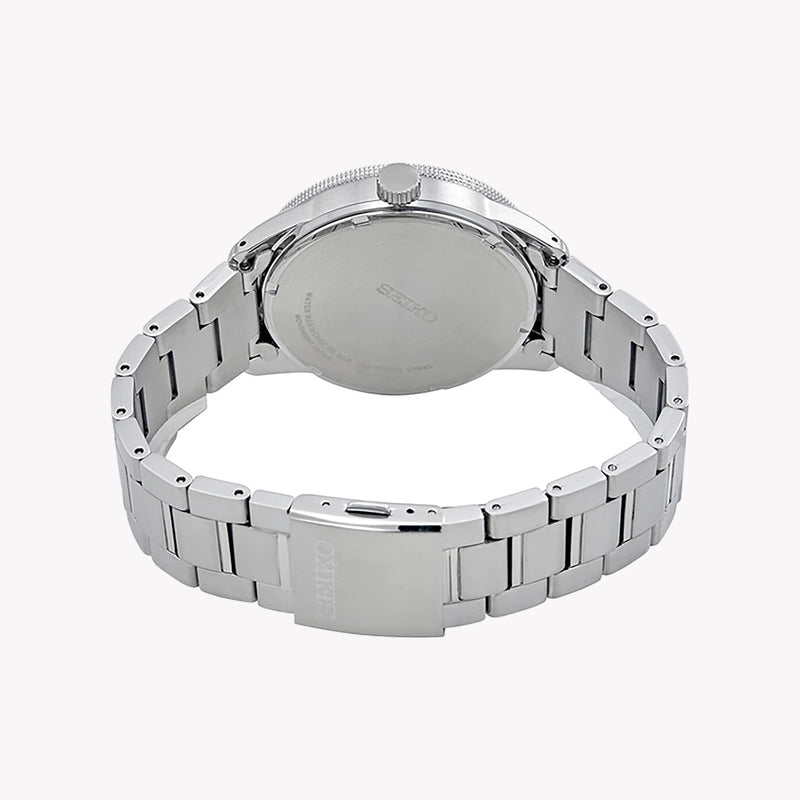 SEIKO Men's Stainless Steel Black Dial Watch | SNE471P1 by i-watch