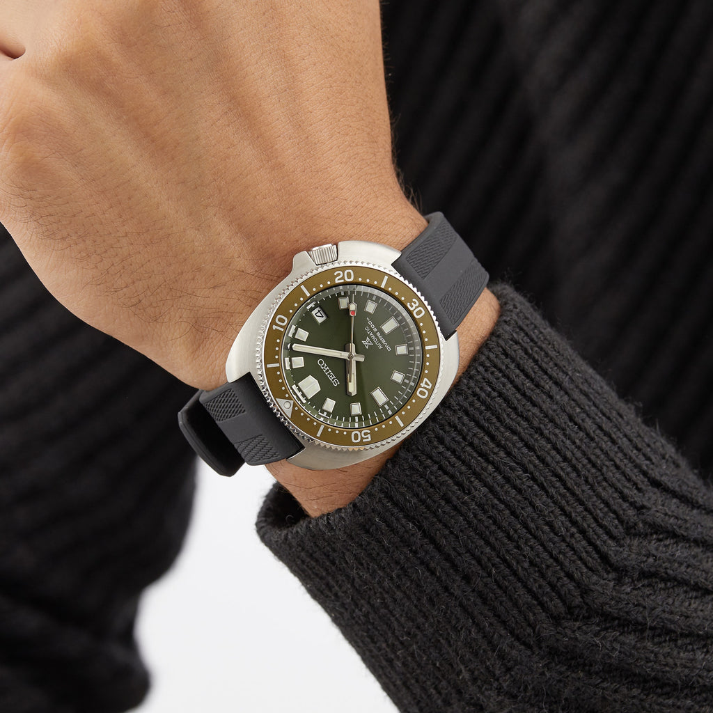 Seiko Men's Stainless Steel/Green Watch | Spb153j1