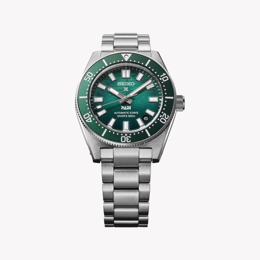 SEIKO Men's Stainless Steel Green Dial Watch | SPB501J1