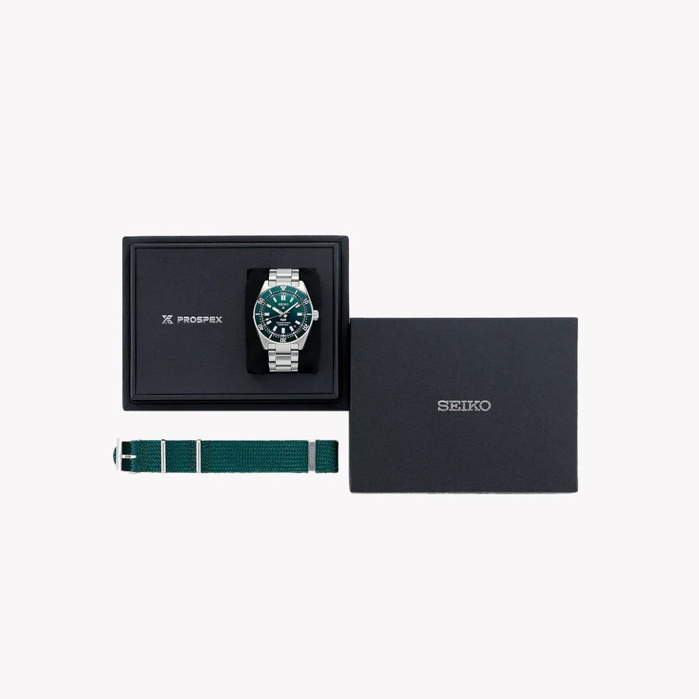 SEIKO Men's Stainless Steel Green Dial Watch | SPB501J1 by i-watch