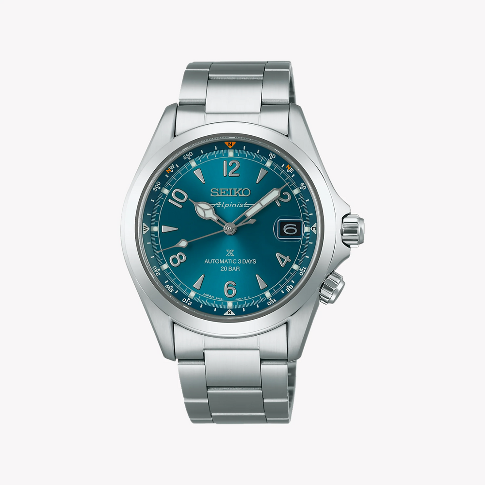 SEIKO Men's Stainless Steel Blue Dial Automatic Watch | SPB503J1 by i-watch