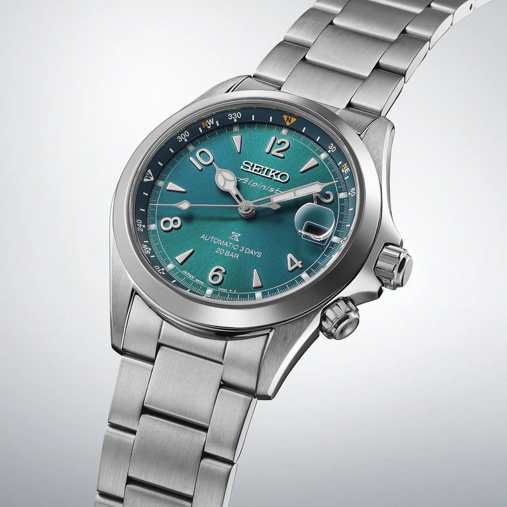 SEIKO Men's Stainless Steel Blue Dial Automatic Watch | SPB503J1 by i-watch