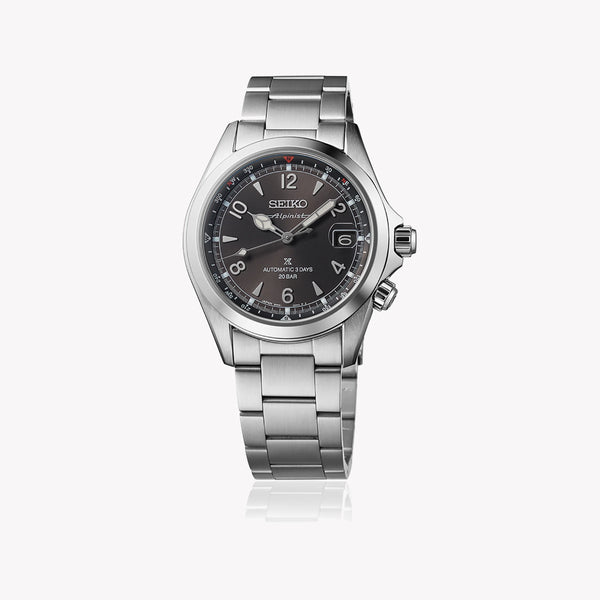 SEIKO Men's Stainless Steel Black Dial Watch | SPB505J1 by i-watch