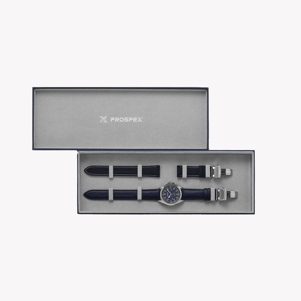 SEIKO Men's Blue Leather Dive Watch, Stainless Steel | SPB531J1