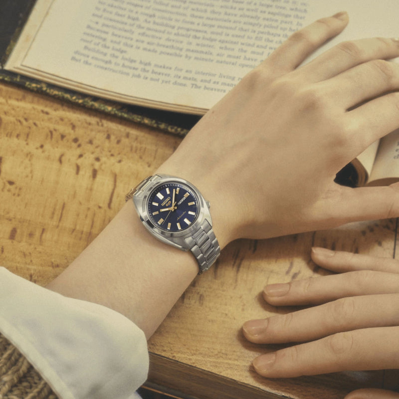 Seiko 5 Sports 'Hebitama' SNXS Automatic (32mm) Denim Blue Dial / Stainless