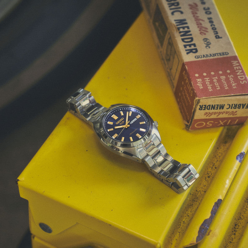 Seiko 5 Sports 'Hebitama' SNXS Automatic (32mm) Denim Blue Dial / Stainless