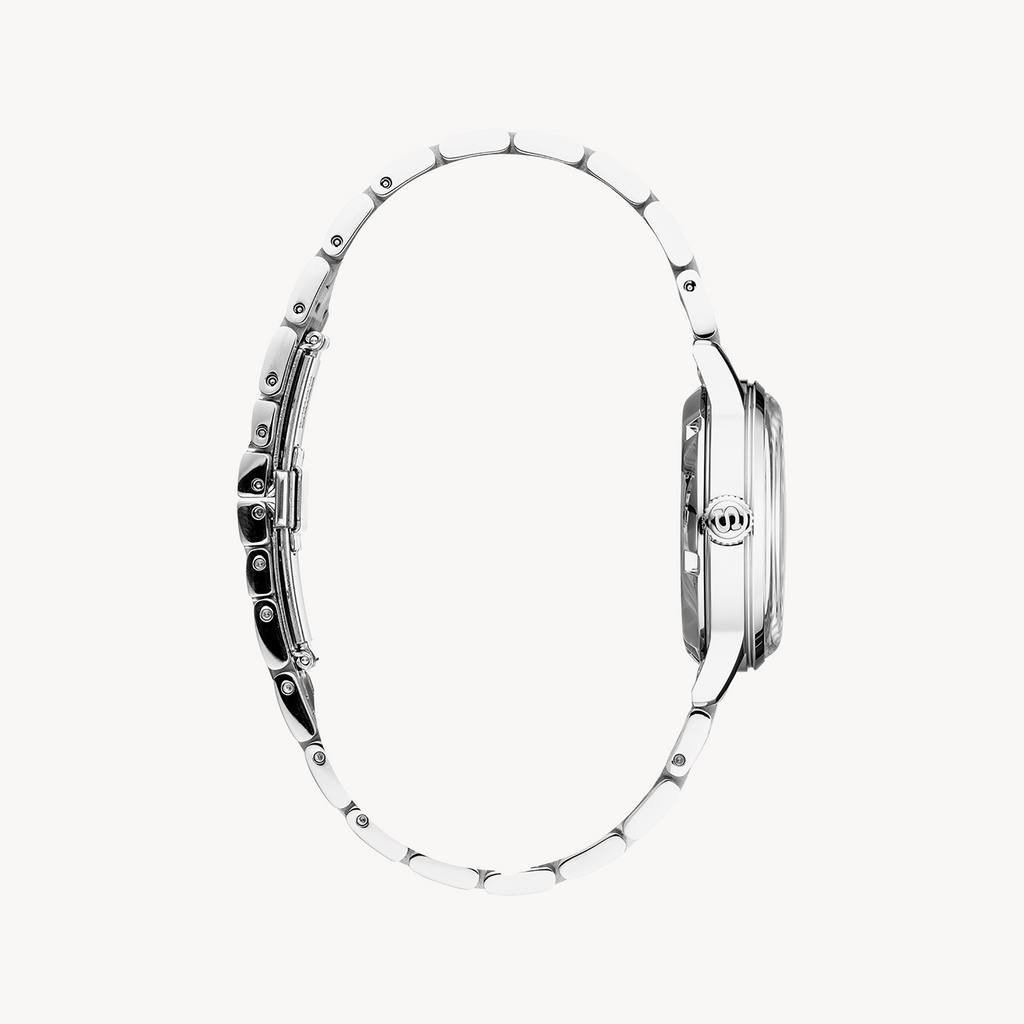 Seiko Women's Silver Stainless Steel, Pink Dial | Srp839j1