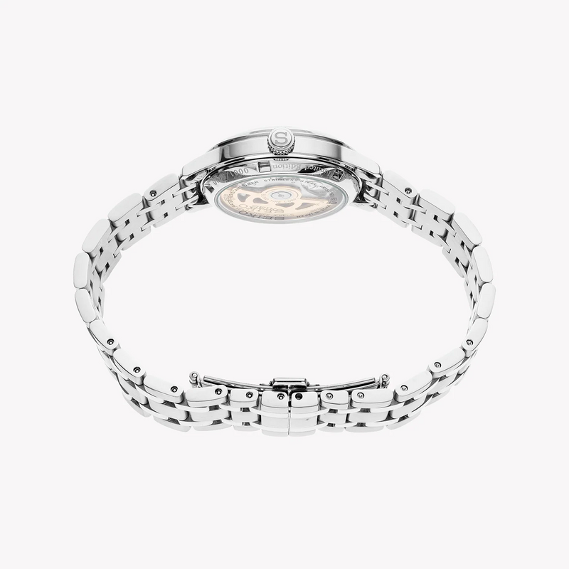 Seiko Women's Silver Stainless Steel, Pink Dial | Srp839j1