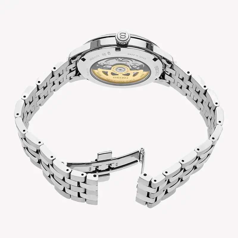 Seiko Men's Silver Watch, Blue Dial | Srpb41j1