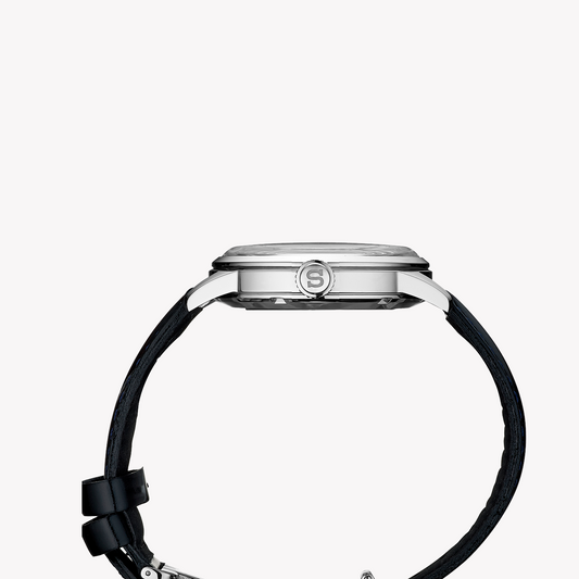 SEIKO Men's Stainless Steel & Leather Watch, Blue Dial | SRPB43J1