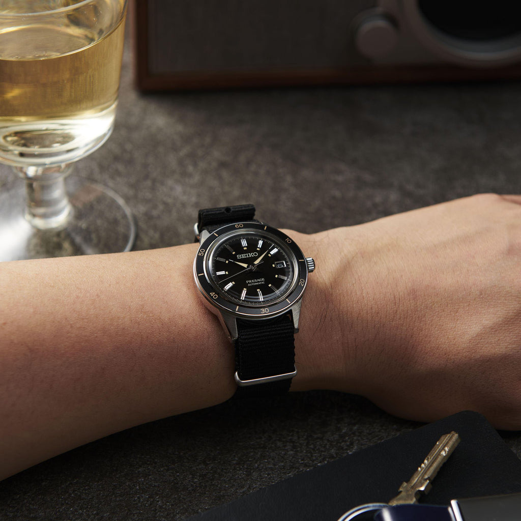 Seiko Men's Stainless Steel, Black Nylon | Srpg09j1