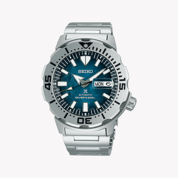 Seiko Men's Stainless Steel, Silver/Blue | Srph75k1 by i-watch