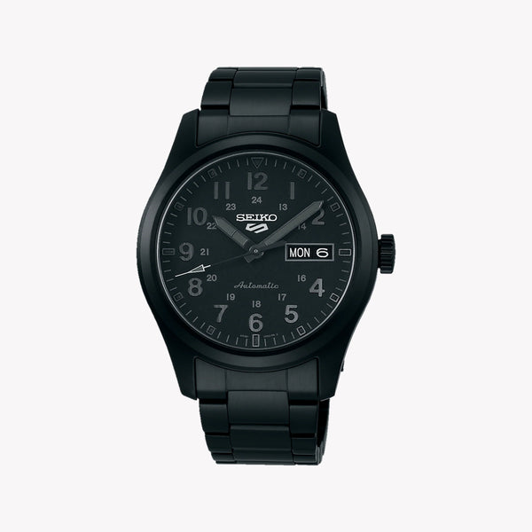 Seiko Men's Stainless Steel Black Automatic Watch | Srpj09k1 by i-watch