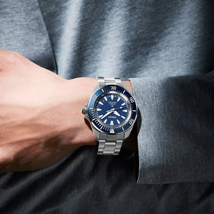 SEIKO Men's Stainless Steel Blue Dial Watch | SRPL51K1 by i-watch