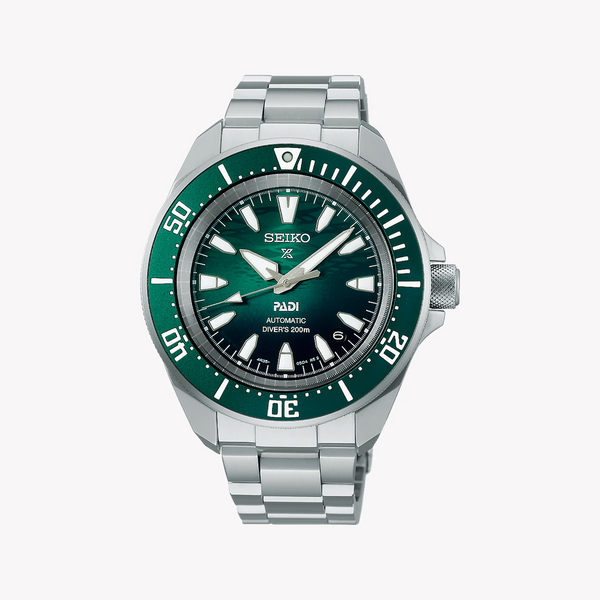 SEIKO Men's Stainless Steel Green Dial Watch | SRPL53K1 by i-watch