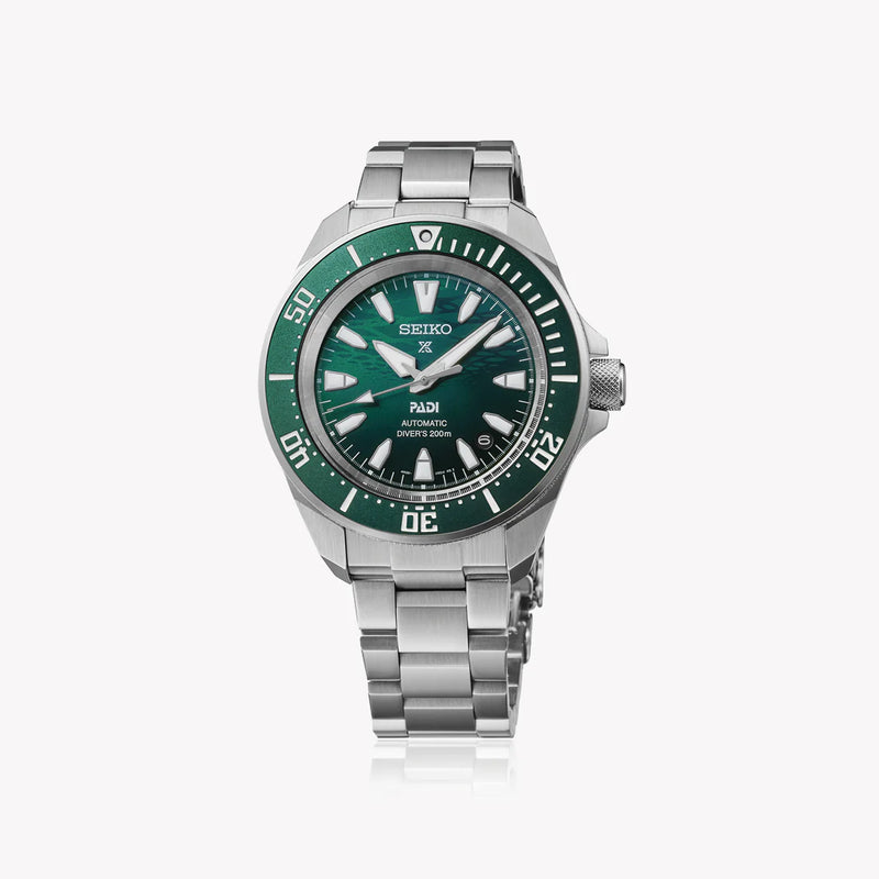 SEIKO Men's Stainless Steel Green Dial Watch | SRPL53K1 by i-watch