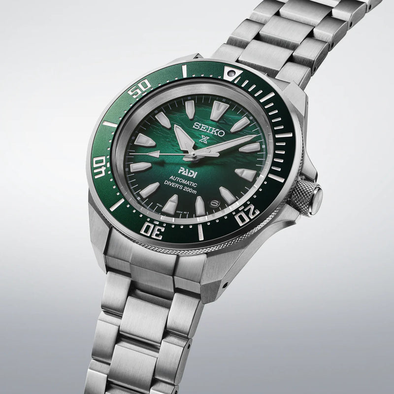 SEIKO Men's Stainless Steel Green Dial Watch | SRPL53K1 by i-watch