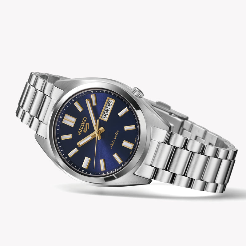 Seiko 5 Sports SNXS Series Dark Blue 37.4mm Automatic Watch SRPL55K1