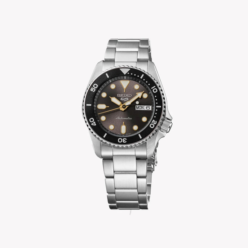 SEIKO 5 Men's Stainless Steel Black Dial Watch | SRPL79K1 by i-watch