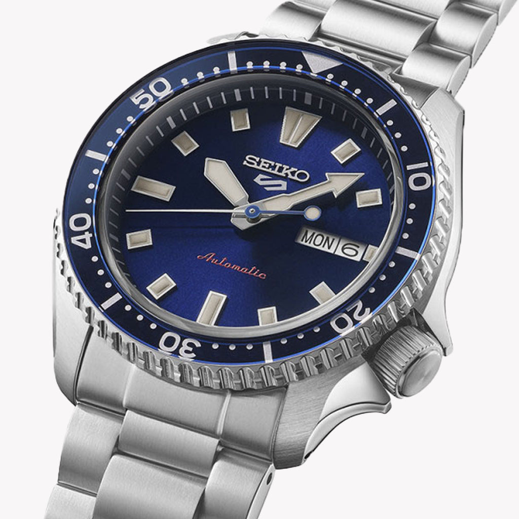 Seiko Men's Stainless Steel Dark Blue Watch | Srpl83k1