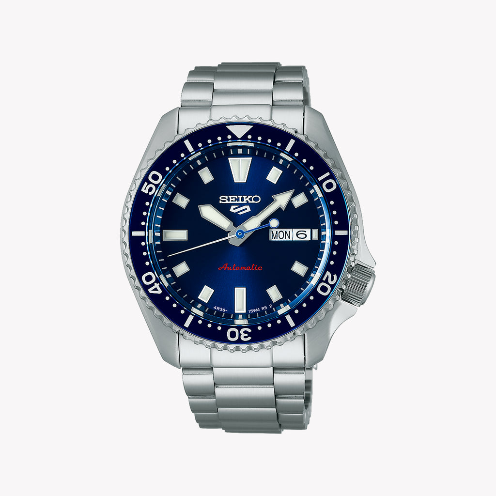 Seiko Men's Stainless Steel Dark Blue Watch | Srpl83k1