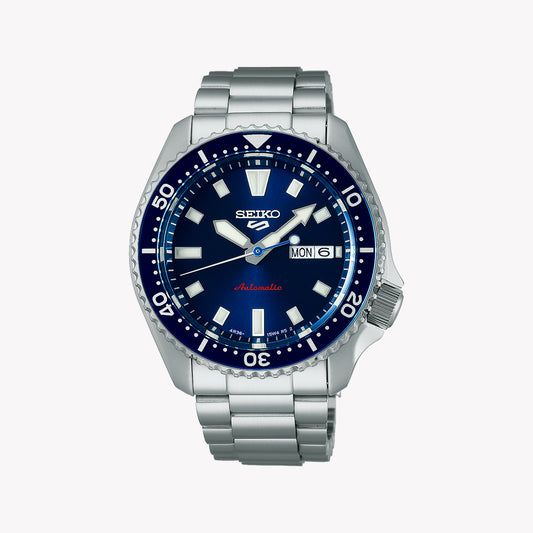 Seiko Men's Stainless Steel Dark Blue Watch | Srpl83k1