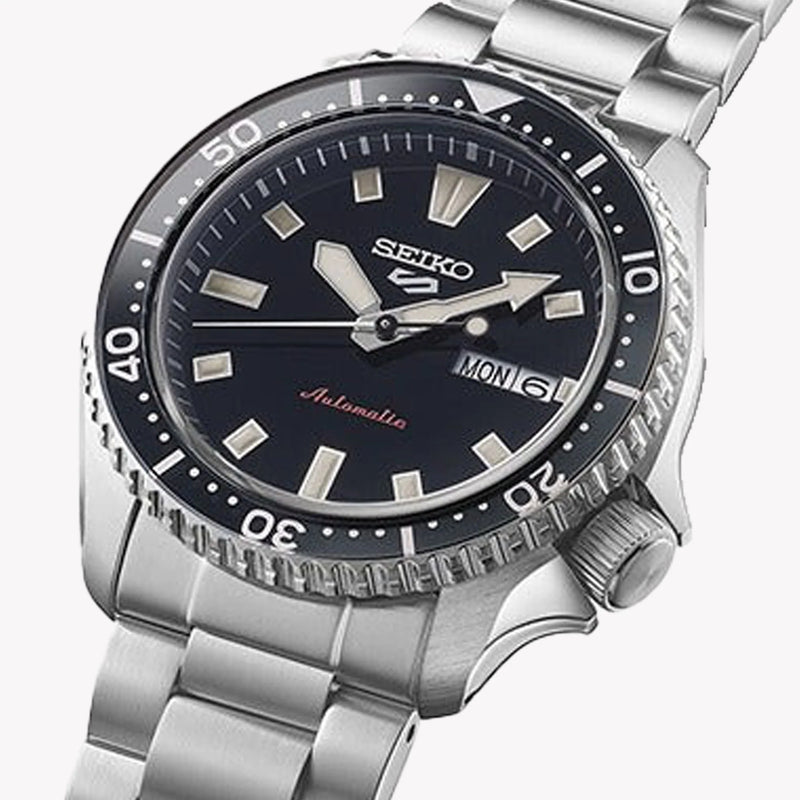 Seiko Men's Stainless Steel Black Dial Watch | Srpl85k1 by i-watch