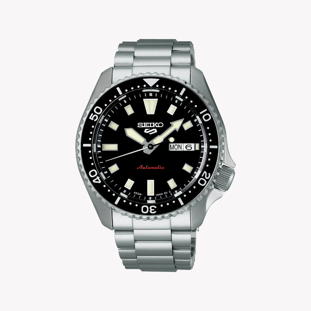 Seiko Men's Stainless Steel Black Dial Watch | Srpl85k1 by i-watch