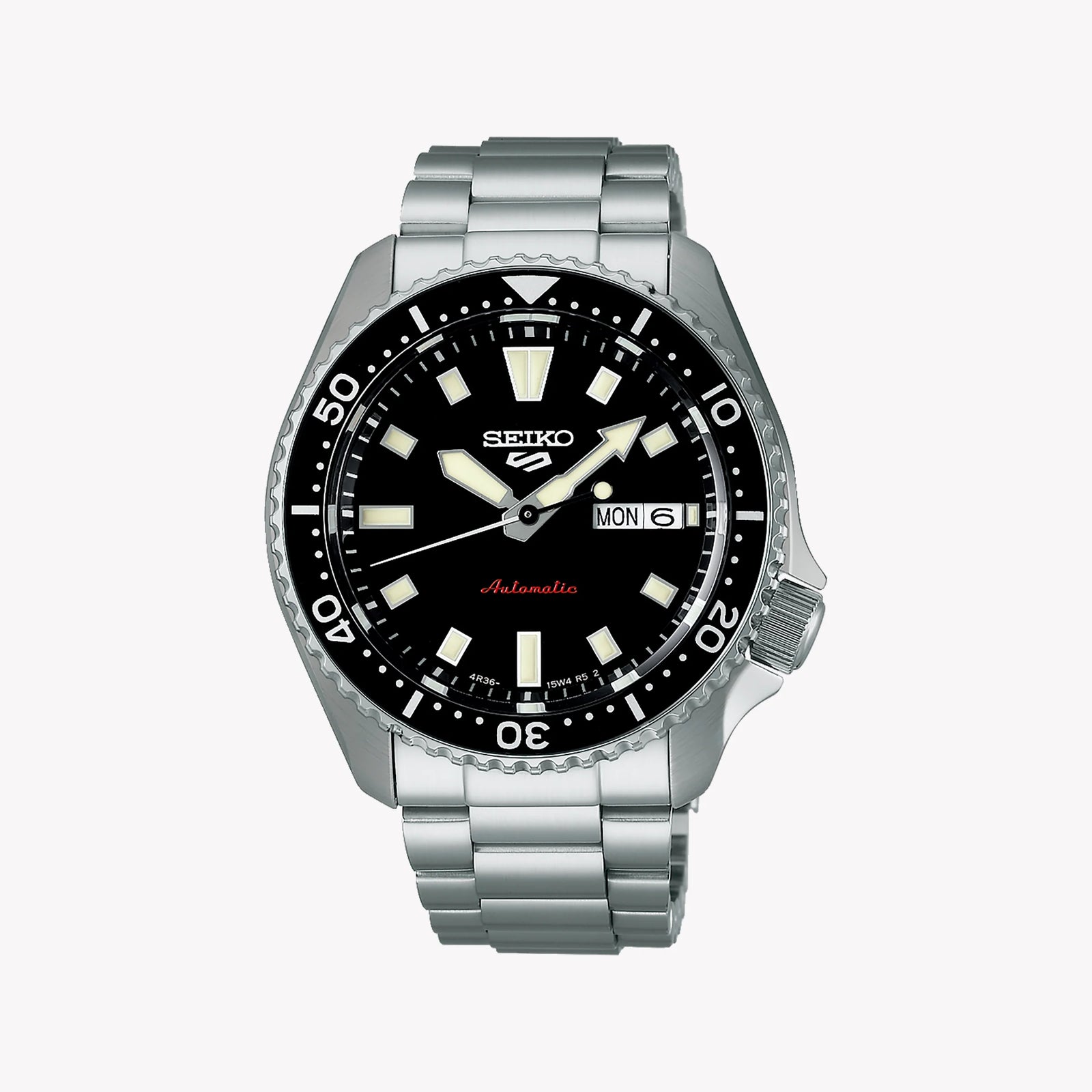 Seiko Men's Stainless Steel Black Dial Watch | Srpl85k1 by i-watch