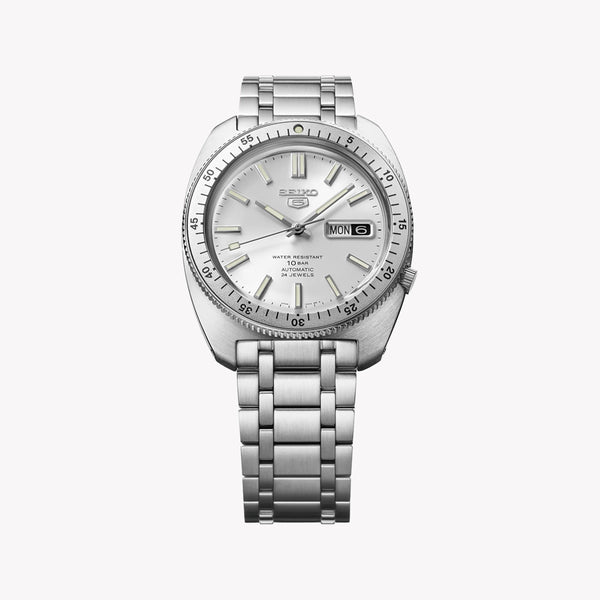 Seiko 5 Men's Stainless Steel Silver Automatic Watch | Srpl91k1 by i-watch
