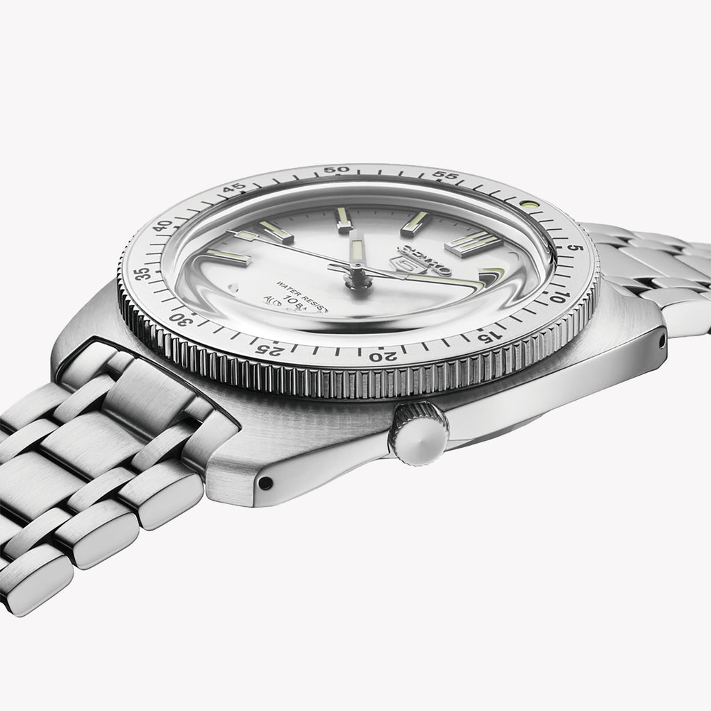 Seiko 5 Men's Stainless Steel Silver Automatic Watch | Srpl91k1