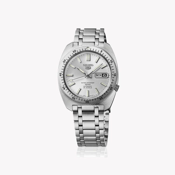Seiko 5 Men's Stainless Steel Silver Automatic Watch | Srpl91k1 by i-watch