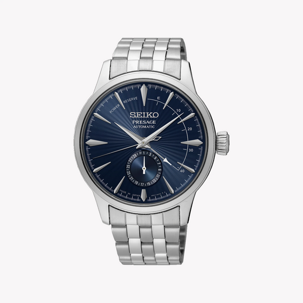 Seiko Men's Stainless Steel Watch, Silver/Blue | Ssa347j1 by i-watch