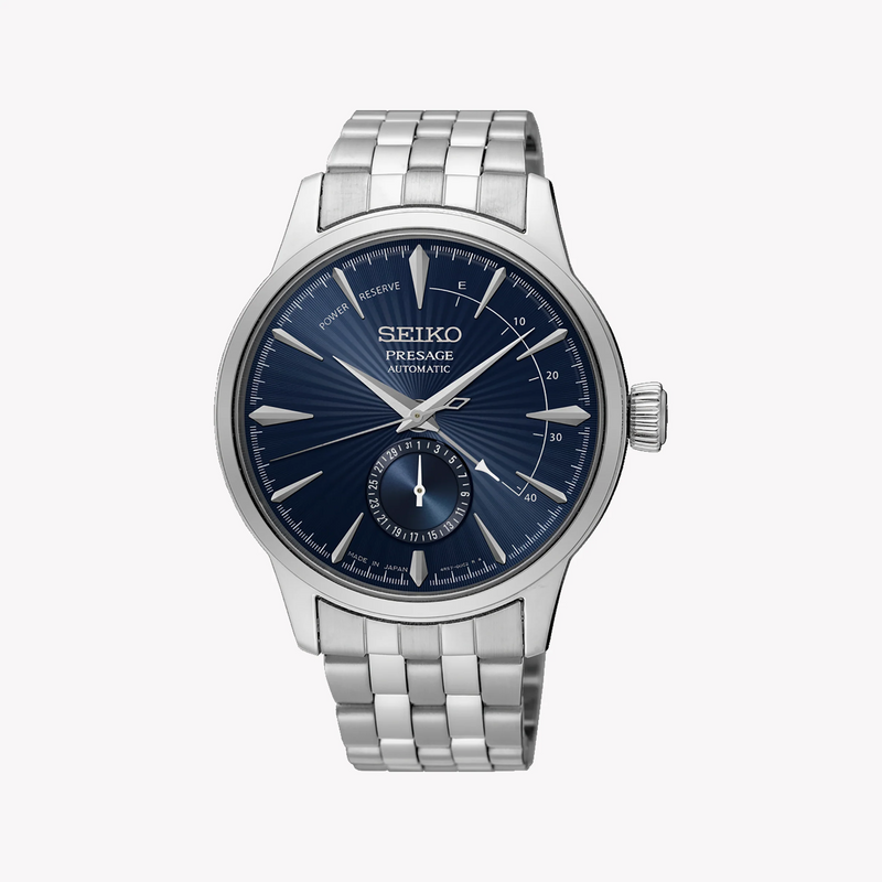 Seiko Men's Stainless Steel Watch, Silver/Blue | Ssa347j1 by i-watch