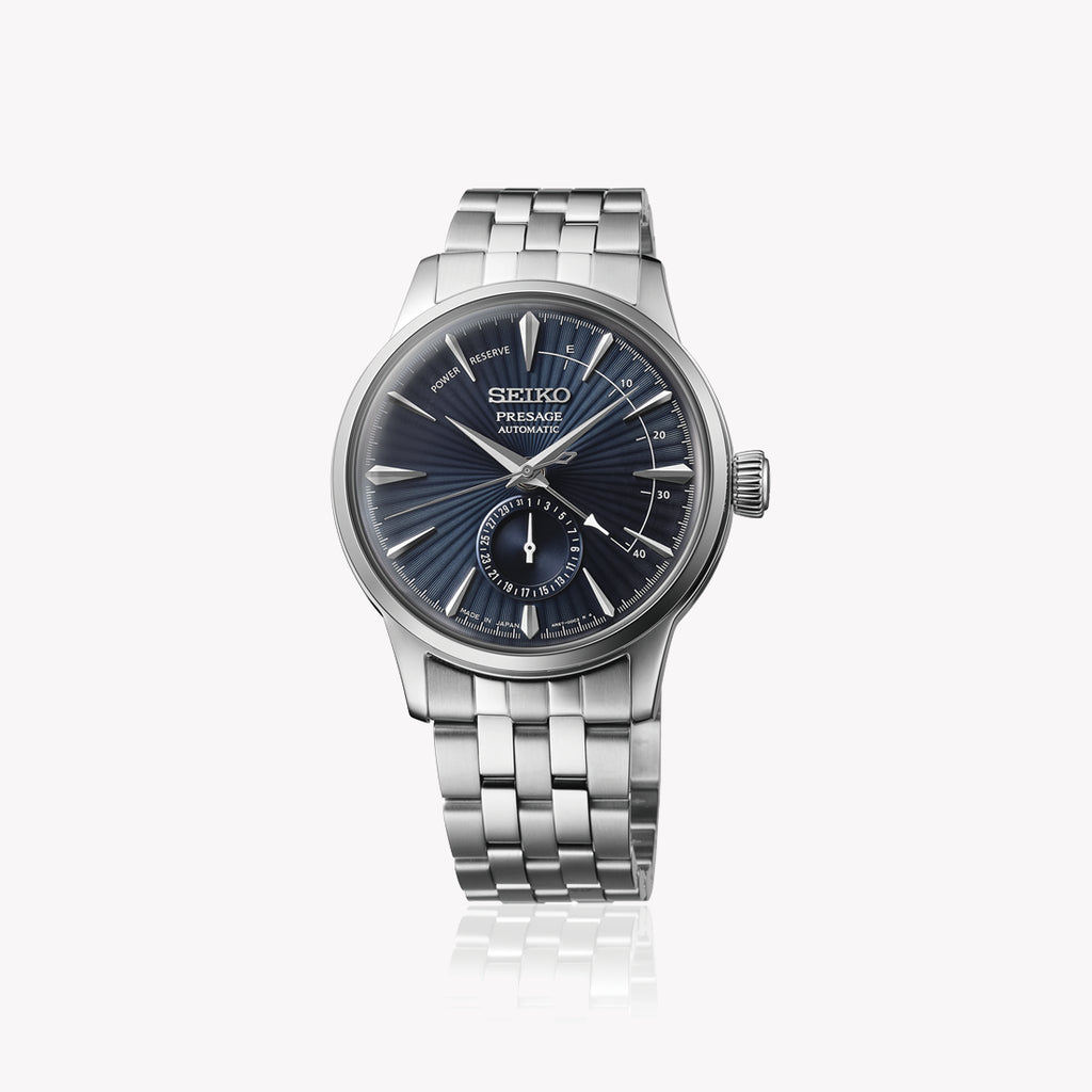 Seiko Men's Stainless Steel Watch, Silver/Blue | Ssa347j1