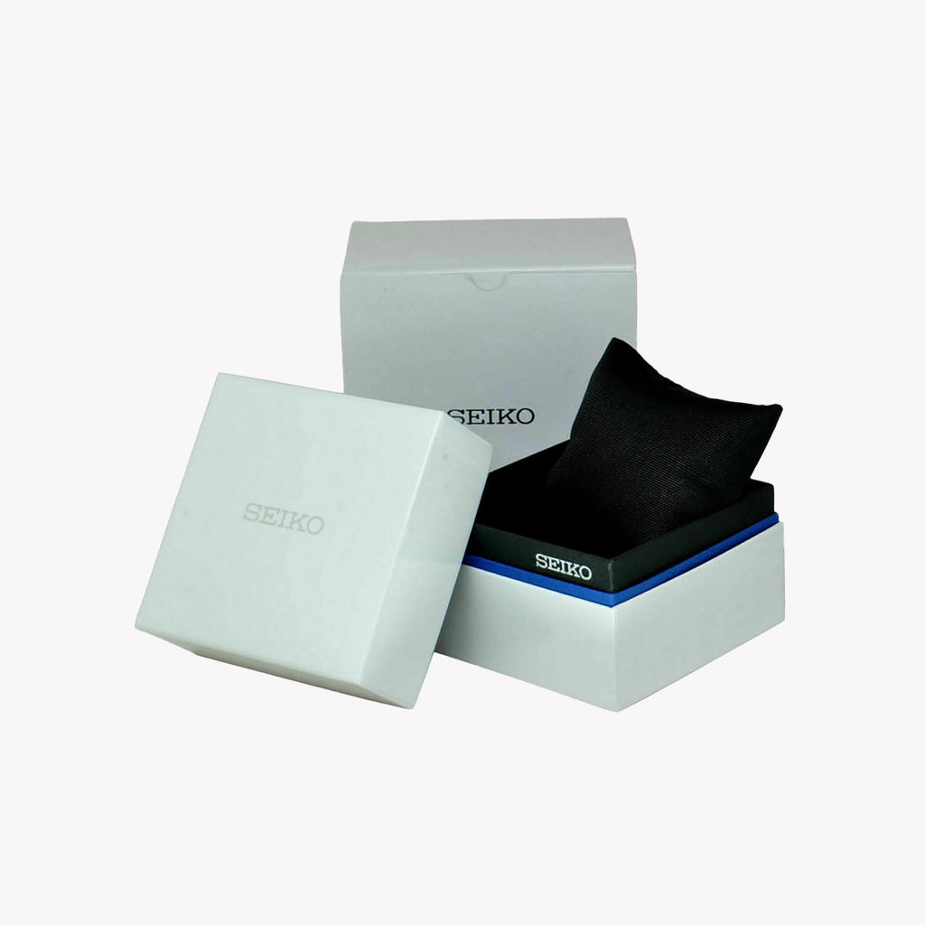 SEIKO Men's Stainless Steel & Brown Leather Watch | SSB385P1