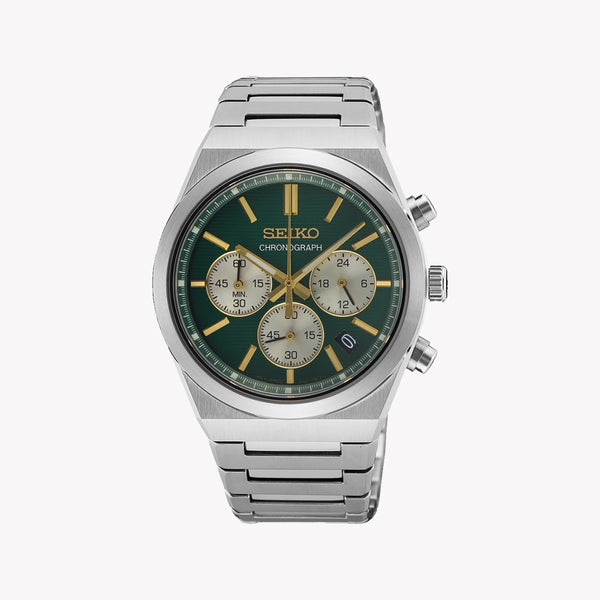 Seiko Men's Stainless Steel Green Dial Watch | Ssb461p1 by i-watch