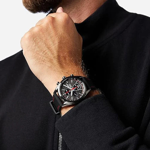 Seiko Men's Black Stainless Steel Watch, Black Dial | Ssc777p1 by i-watch