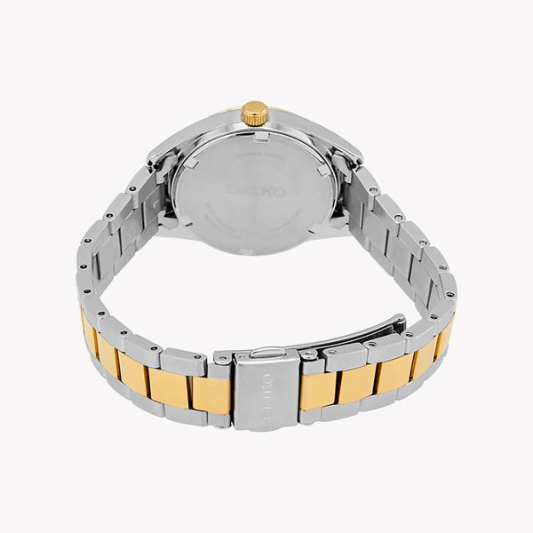 SEIKO Women's Stainless Steel Silver & Gold Watch | SUR354P1 by i-watch