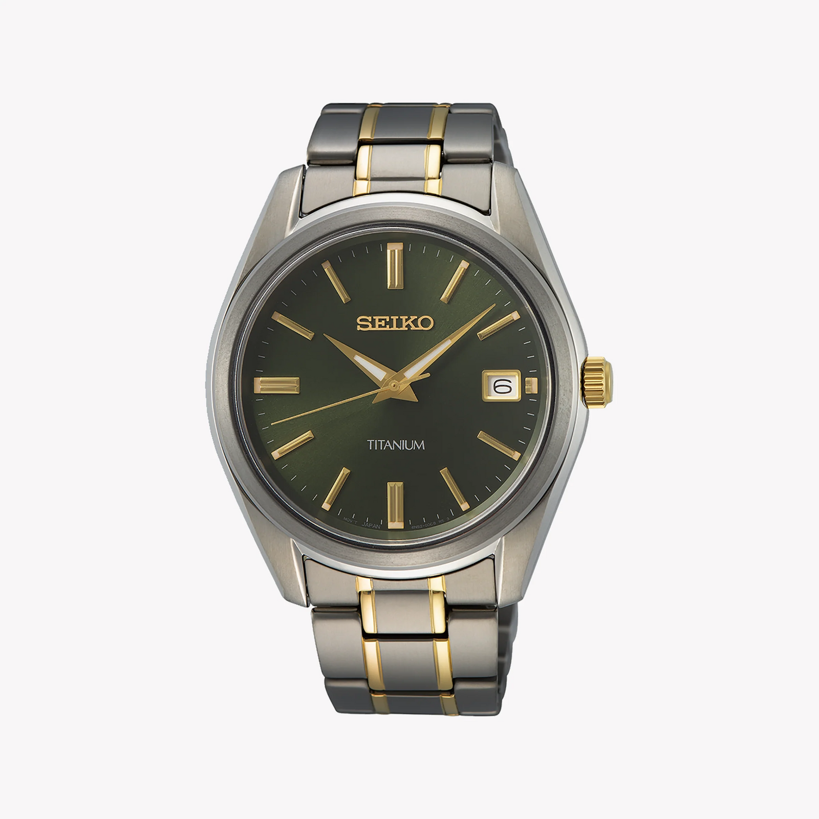 Seiko Men's Stainless Steel, Grey/Gold | Sur377p1 by i-watch