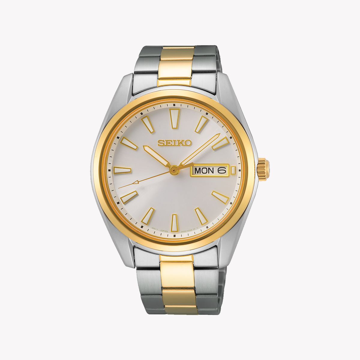 Seiko Men's Stainless Steel, Silver & Gold | Sur446p1